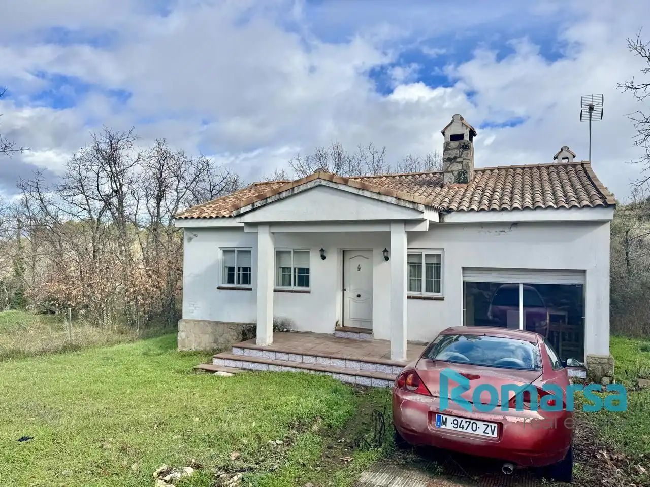 Vista exterior de Casa o chalet en venta en Navahondilla con Calefacción, Jardín privado y Trastero