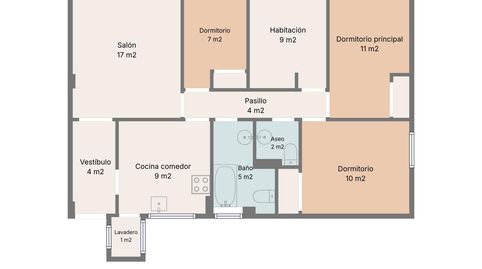 Foto 2 de Piso en venta en Portádego - Vilaboa Norte, Culleredo