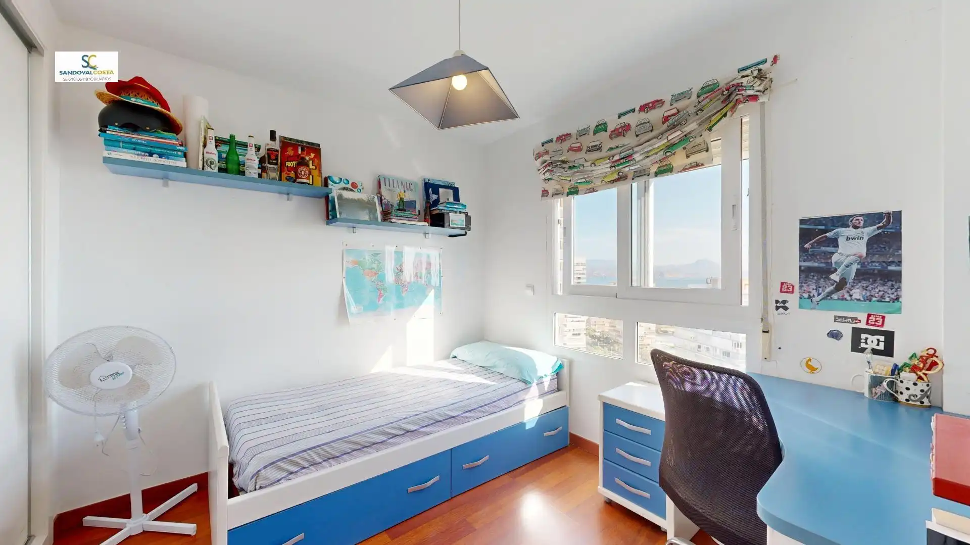 Schlafzimmer von Wohnung zum Verkauf in Alicante / Alacant mit Klimaanlage und Gemeinschaftspool