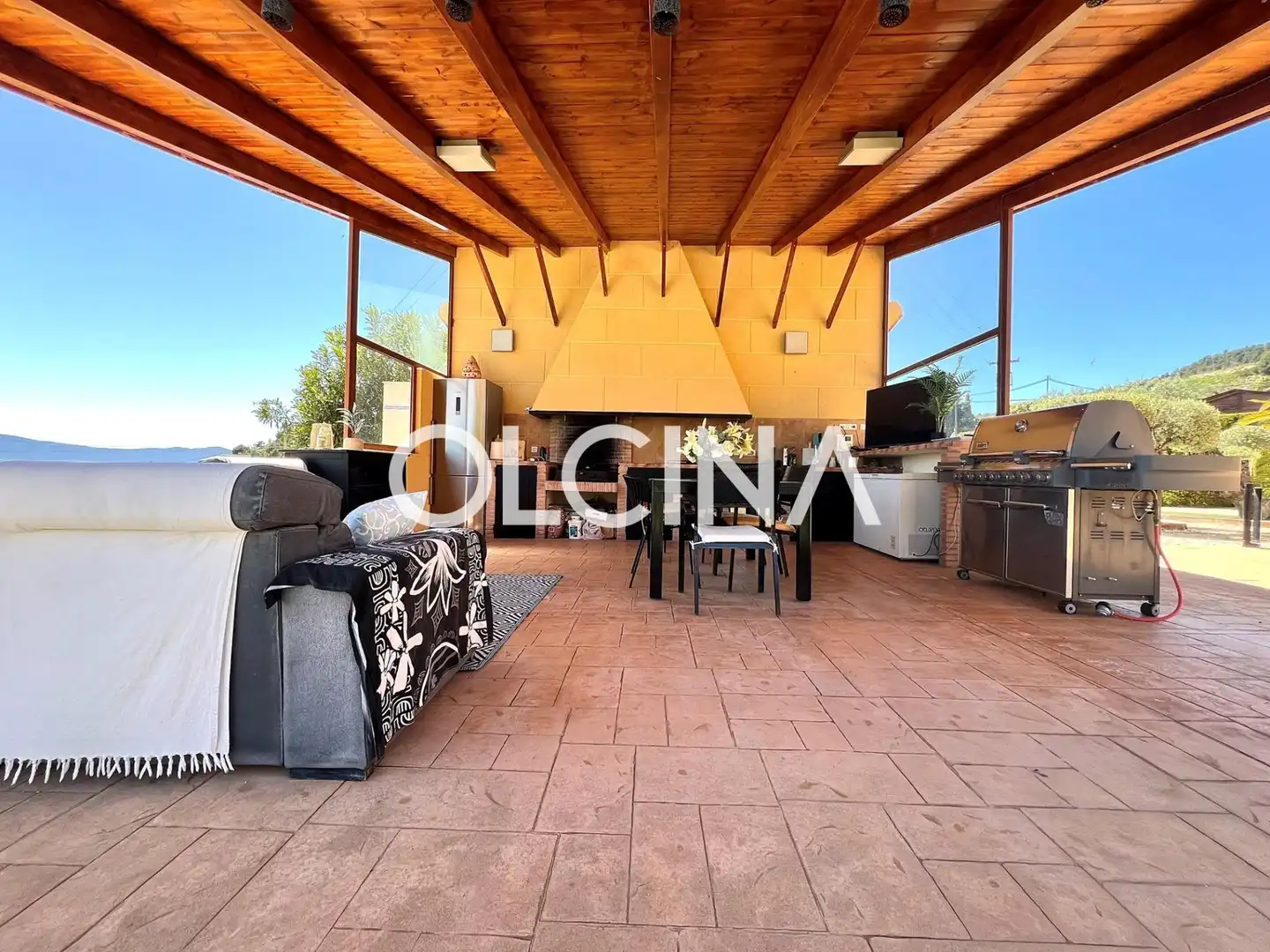 Terrasse von Haus oder Chalet zum Verkauf in Ibi mit Klimaanlage, Heizung und Privatgarten