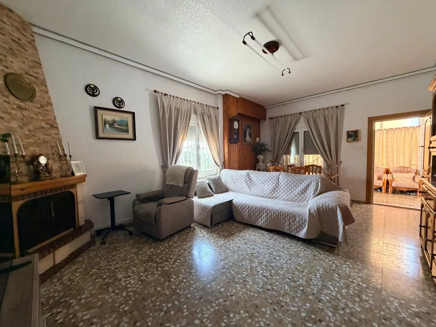Living room of Houses for sale in Elche / Elx  with Air Conditioner, Heating and Private garden