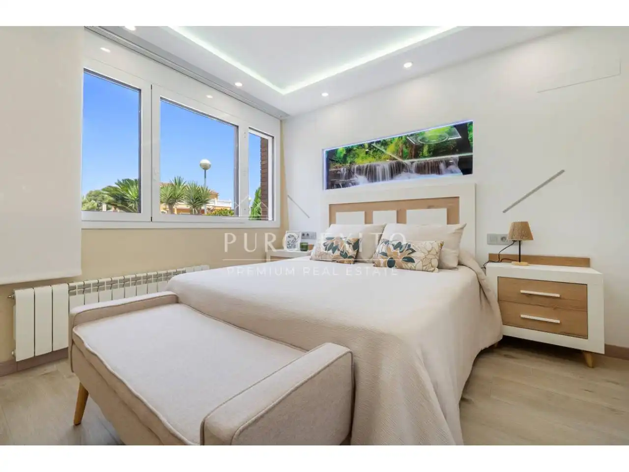 Habitación de Casa o chalet en venta en El Pla de Santa Maria con Aire acondicionado, Jardín privado y Terraza