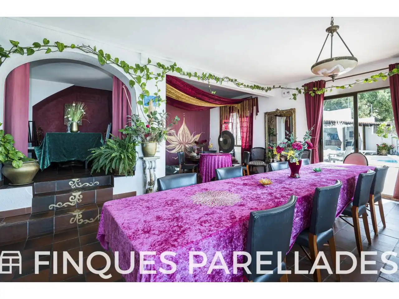 Dining room of Houses for sale in Sitges  with Terrace and Swimming Pool