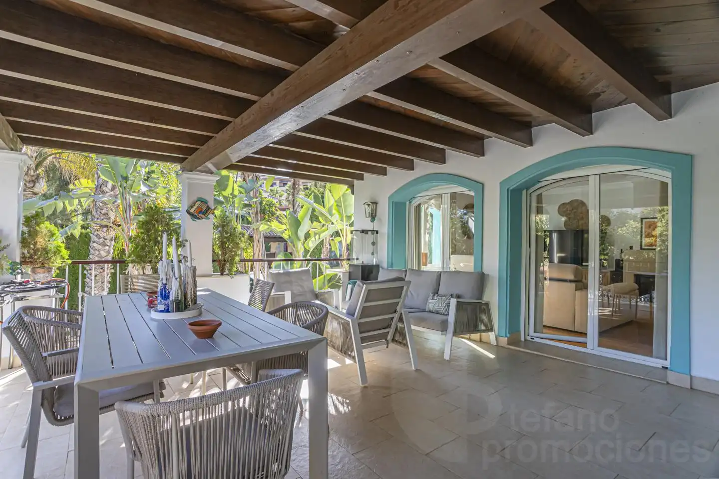 Terrassa de Casa o xalet en venda en Málaga amb Aire condicionat, Jardí privat i Parquet