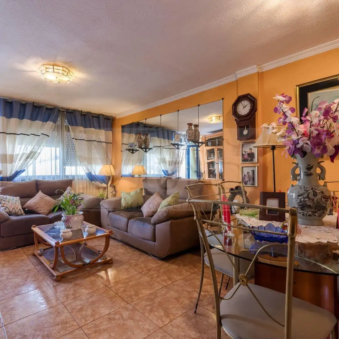 Wohnzimmer von Maisonette zum Verkauf in La Oliva mit Heizung, Terrasse und Abstellraum