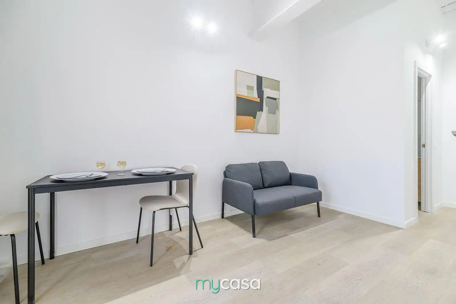 Living room of Study for sale in Barberà del Vallès  with Air Conditioner, Parquet flooring and Furnished