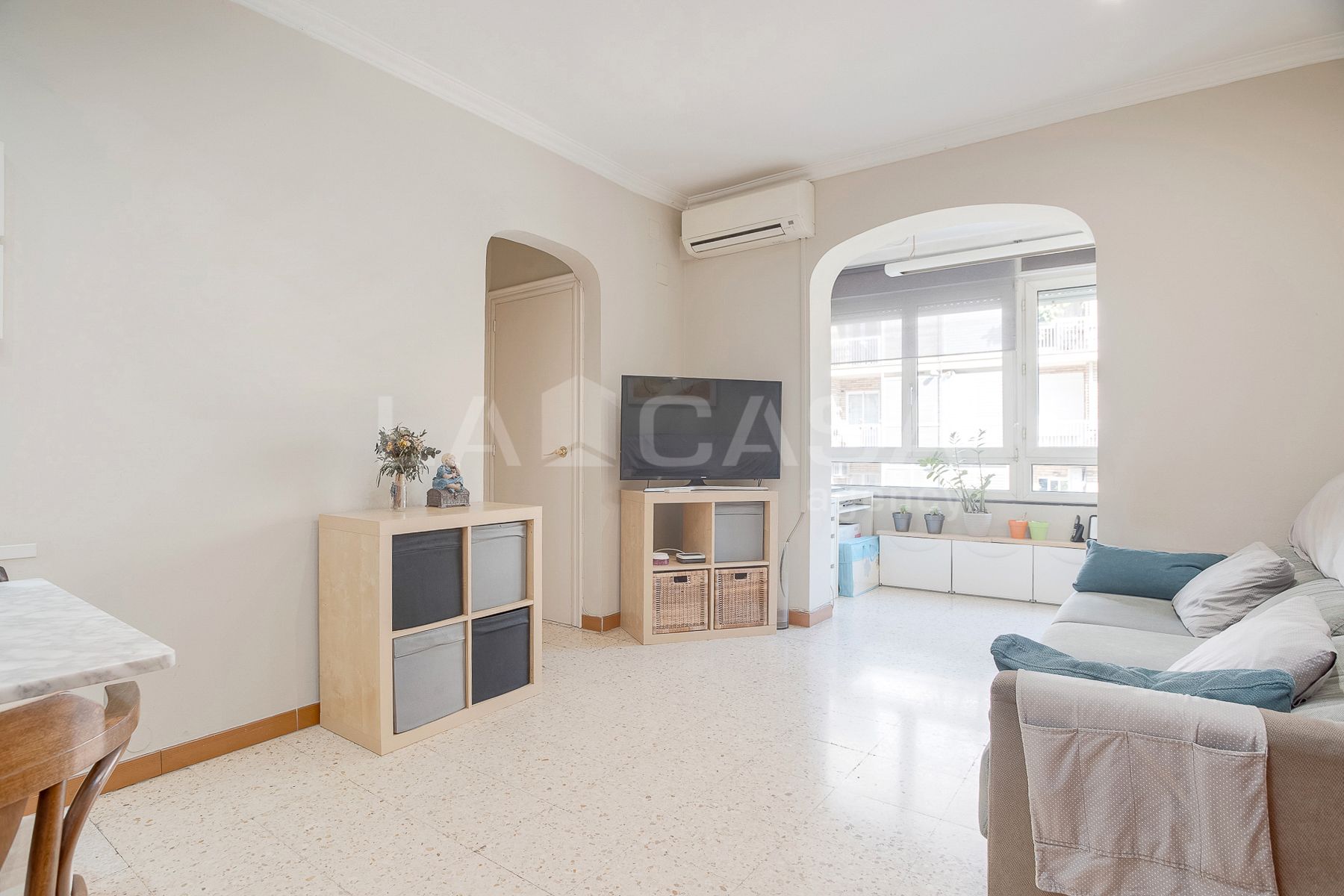 Sala d'estar de Pis en venda en  Barcelona Capital amb Calefacció