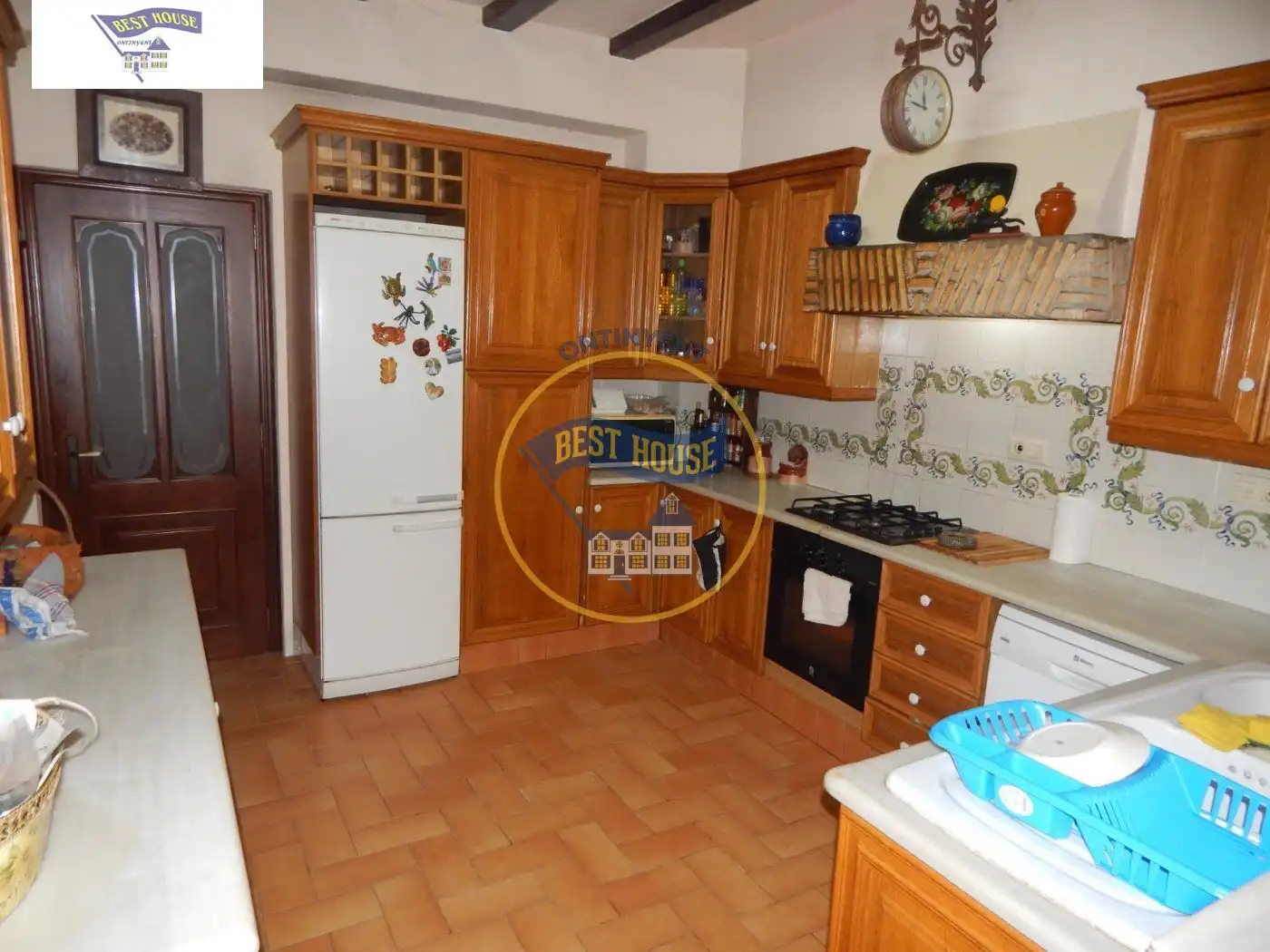 Kitchen of Houses for sale in Ontinyent  with Private garden, Storage room and Swimming Pool