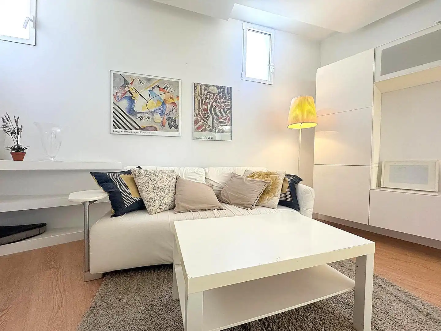 Wohnzimmer von Wohnung zur Miete in Madrid mit Klimaanlage, Heizung und Möbliert