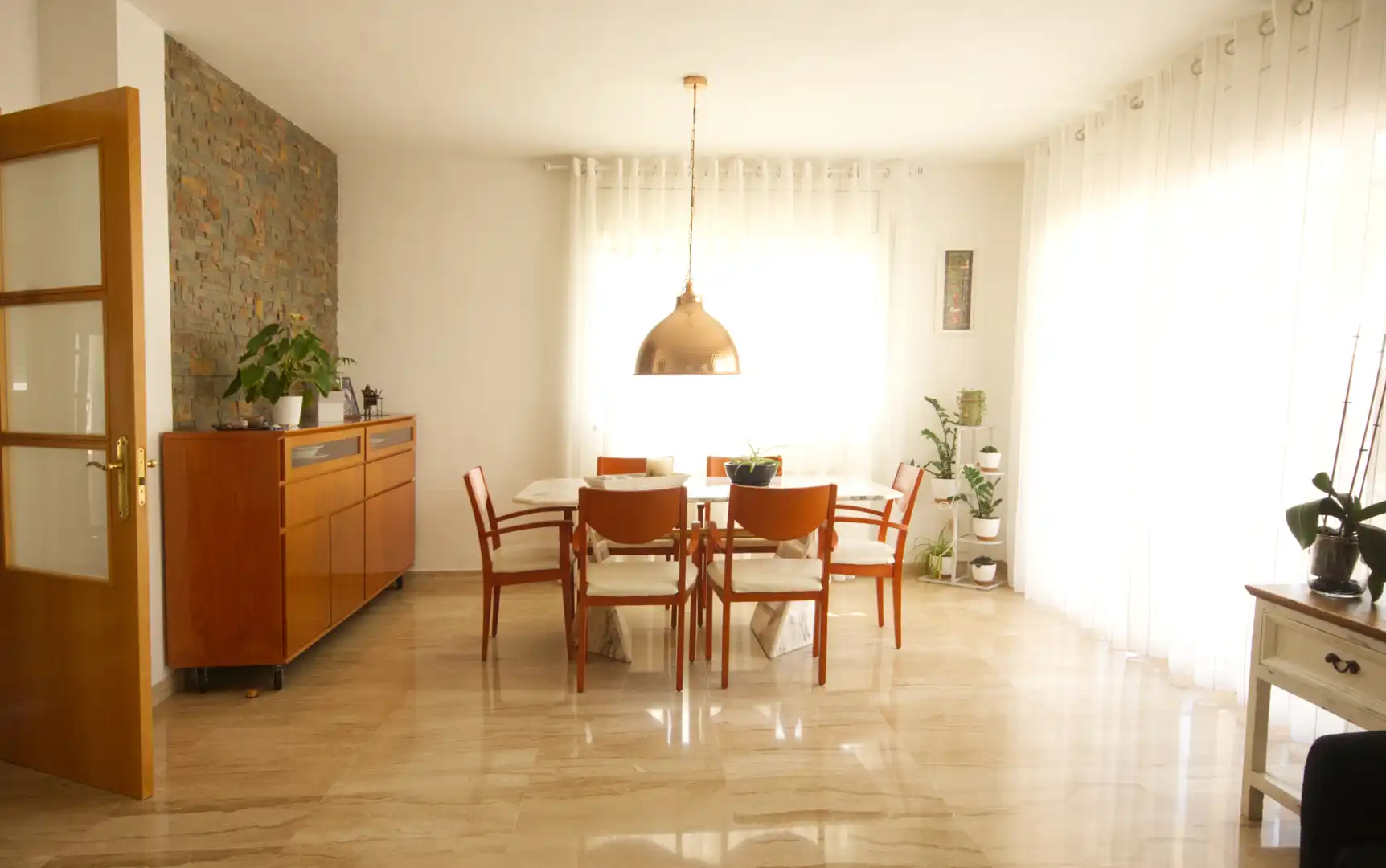 Dining room of Detached homes for sale in Sant Quirze del Vallès  with Heating, Private garden and Parquet flooring