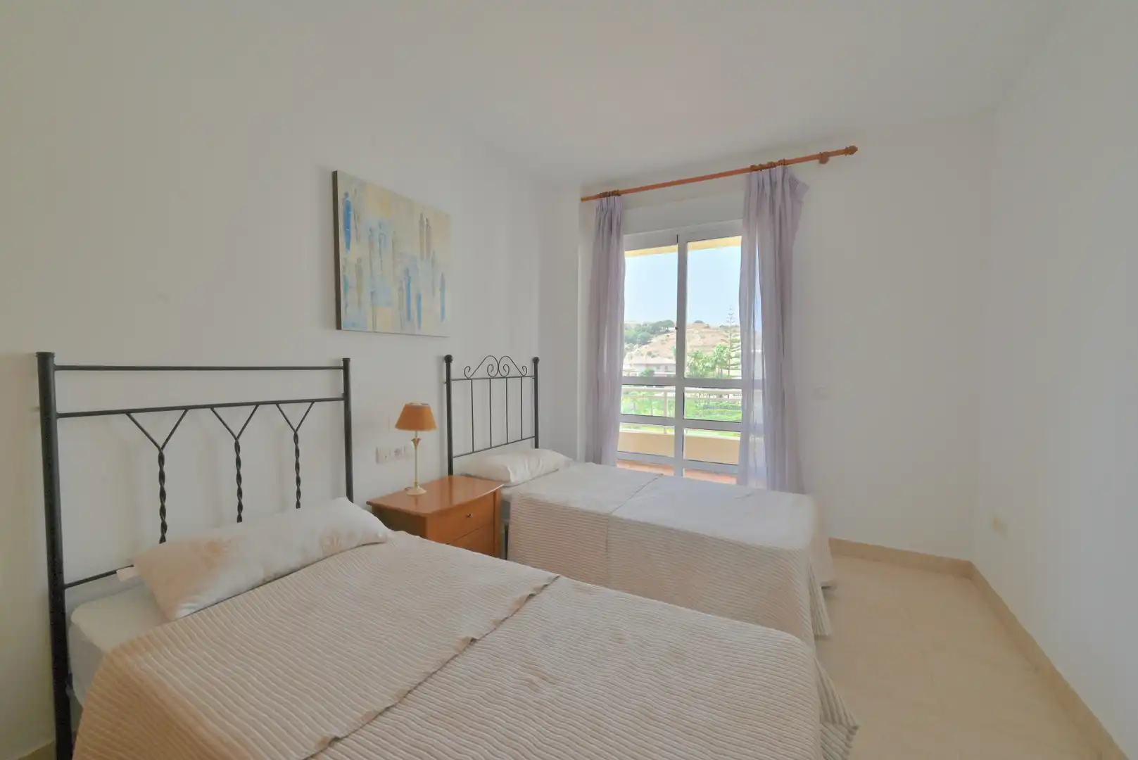 Schlafzimmer von Wohnungen zum Verkauf in Mijas mit Klimaanlage, Terrasse und Möbliert