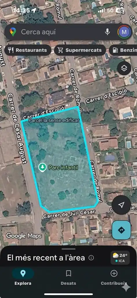 Terreno industrial en venta en Llagostera