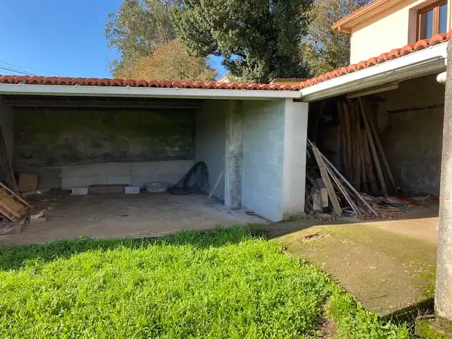 Vista exterior de Casa o xalet de lloguer amb opció a compra en Oroso amb Calefacció, Terrassa i Moblat