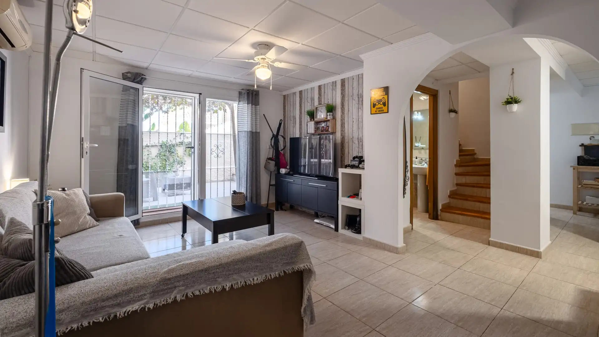 Sala de estar de Casa o chalet en venta en Santa Pola con Jardín privado, Terraza y Trastero