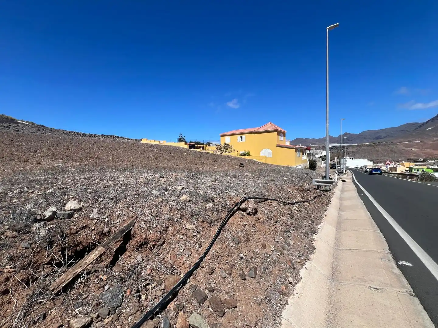 Vista exterior de Terreny en venda en La Aldea de San Nicolás 