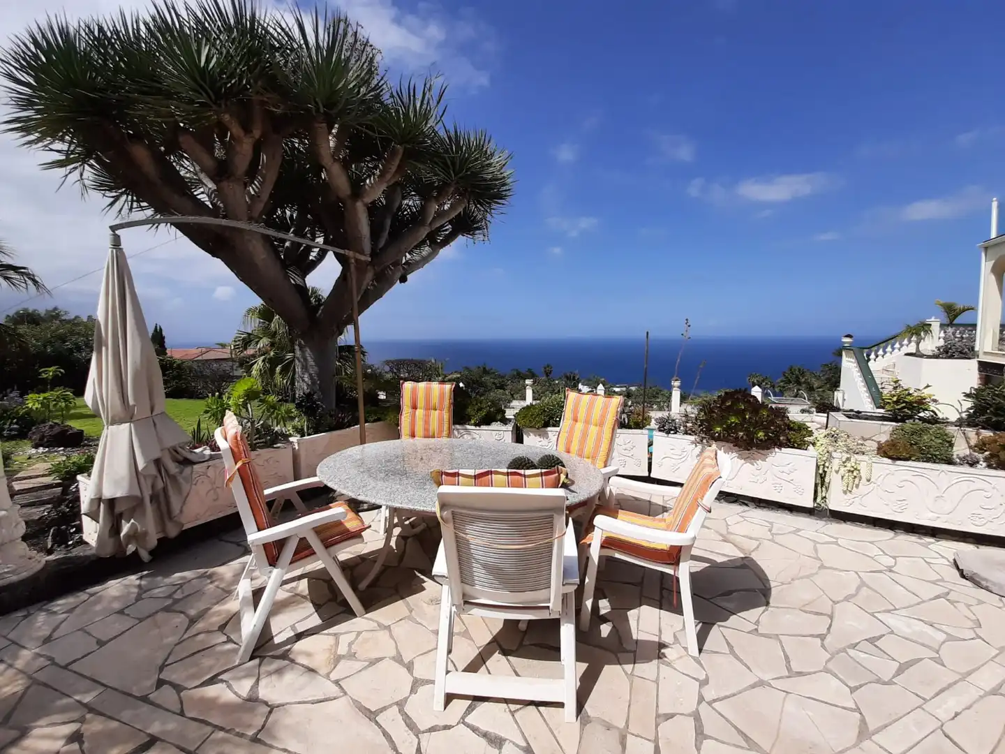 Terraza de Casa o chalet en venta en Santa Úrsula con Jardín privado, Terraza y Piscina