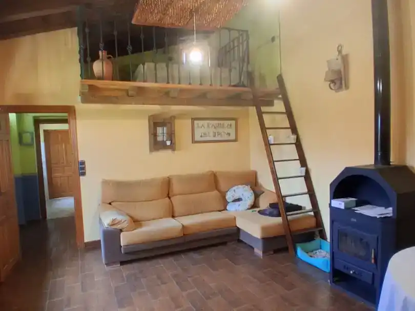 Sala d'estar de Casa o xalet en venda en Villarramiel amb Aire condicionat i Balcó