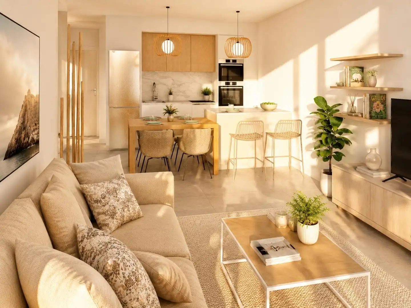 Sala de estar de Casa o chalet en venta en Roldán