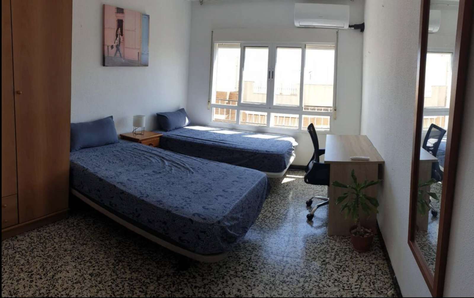 Dormitori de Pis per a compartir en San Vicente del Raspeig / Sant Vicent del Raspeig amb Aire condicionat i Terrassa