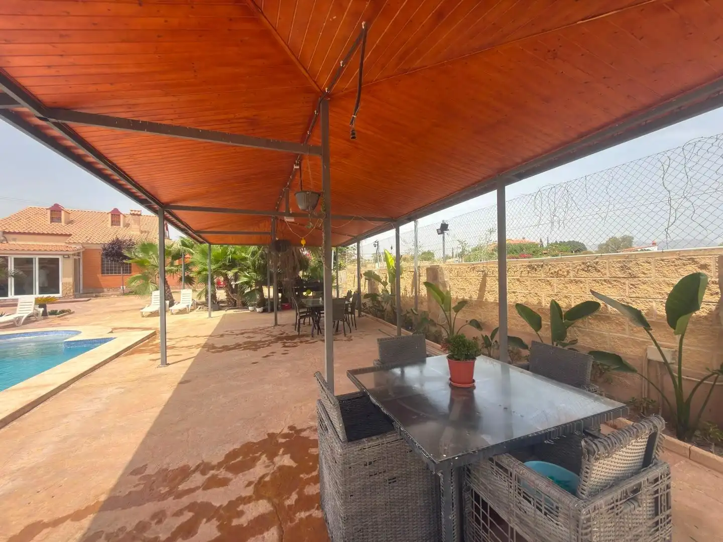 Terrassa de Casa o xalet en venda en Alicante / Alacant amb Aire condicionat, Calefacció i Jardí privat