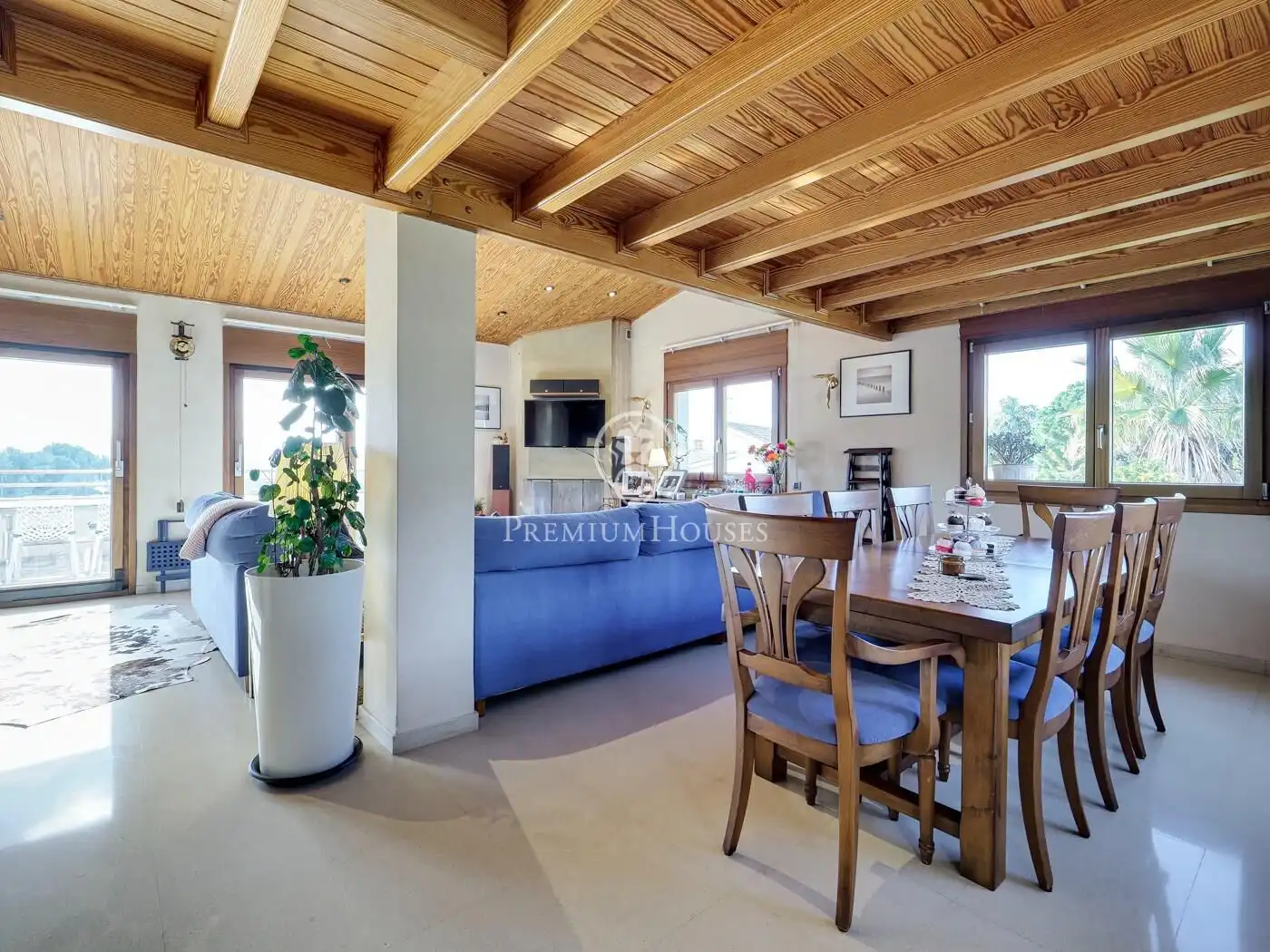 Dining room of Houses for sale in Olesa de Montserrat  with Air Conditioner, Private garden and Terrace