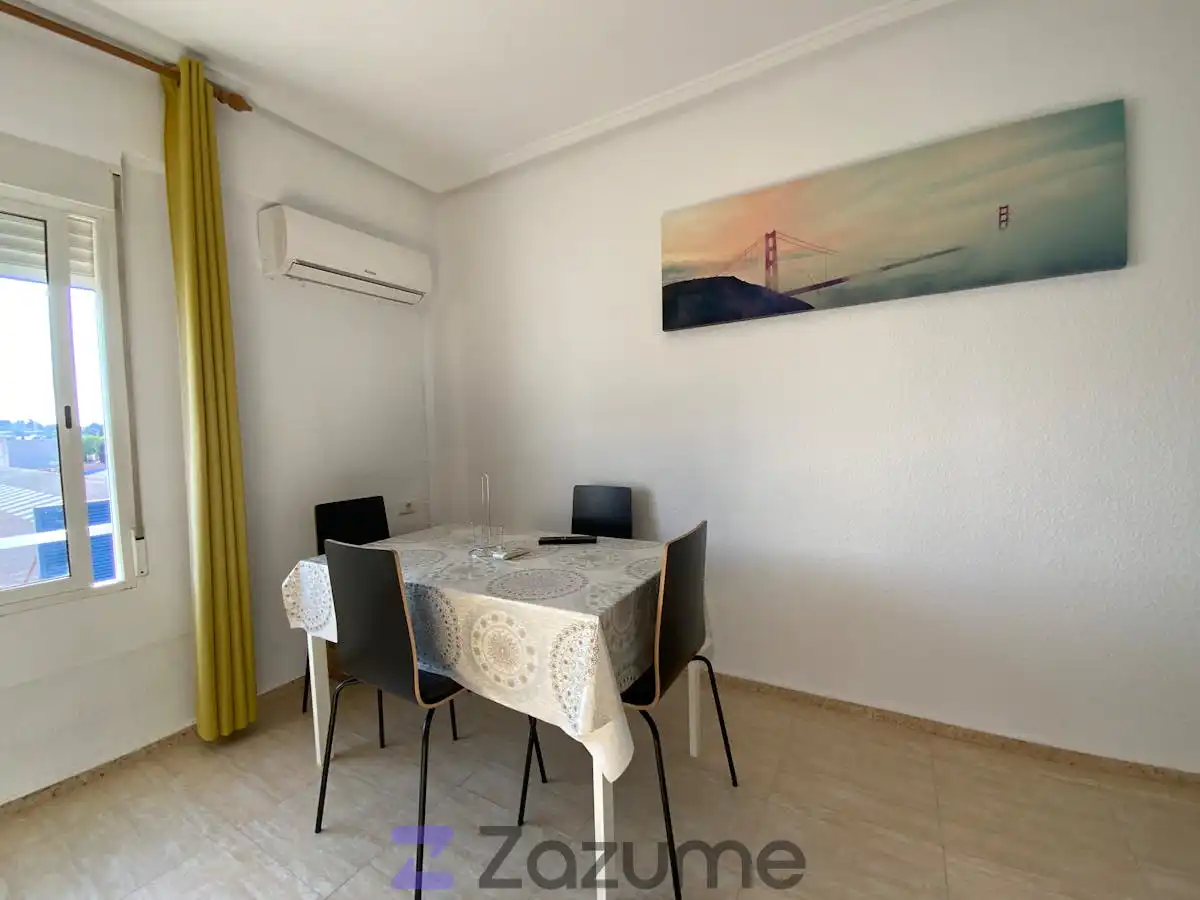 Esszimmer von Wohnung zur Miete in Moncada mit Klimaanlage, Heizung und Möbliert