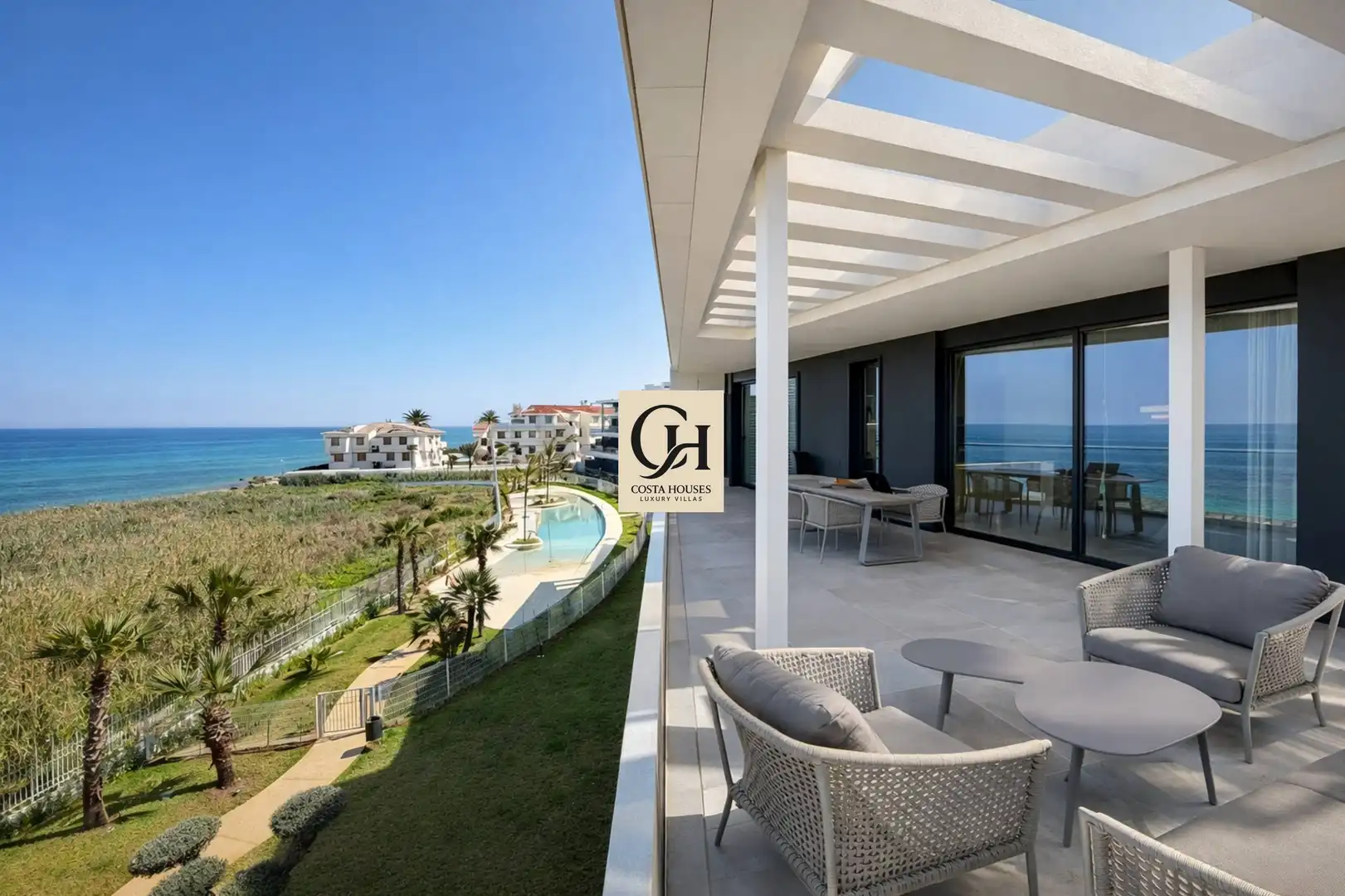 Terraza de Ático en venta en Dénia con Aire acondicionado, Calefacción y Jardín privado