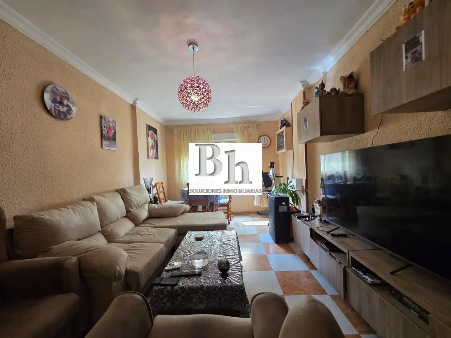 Wohnzimmer von Wohnung zum Verkauf in Málaga mit Privatgarten