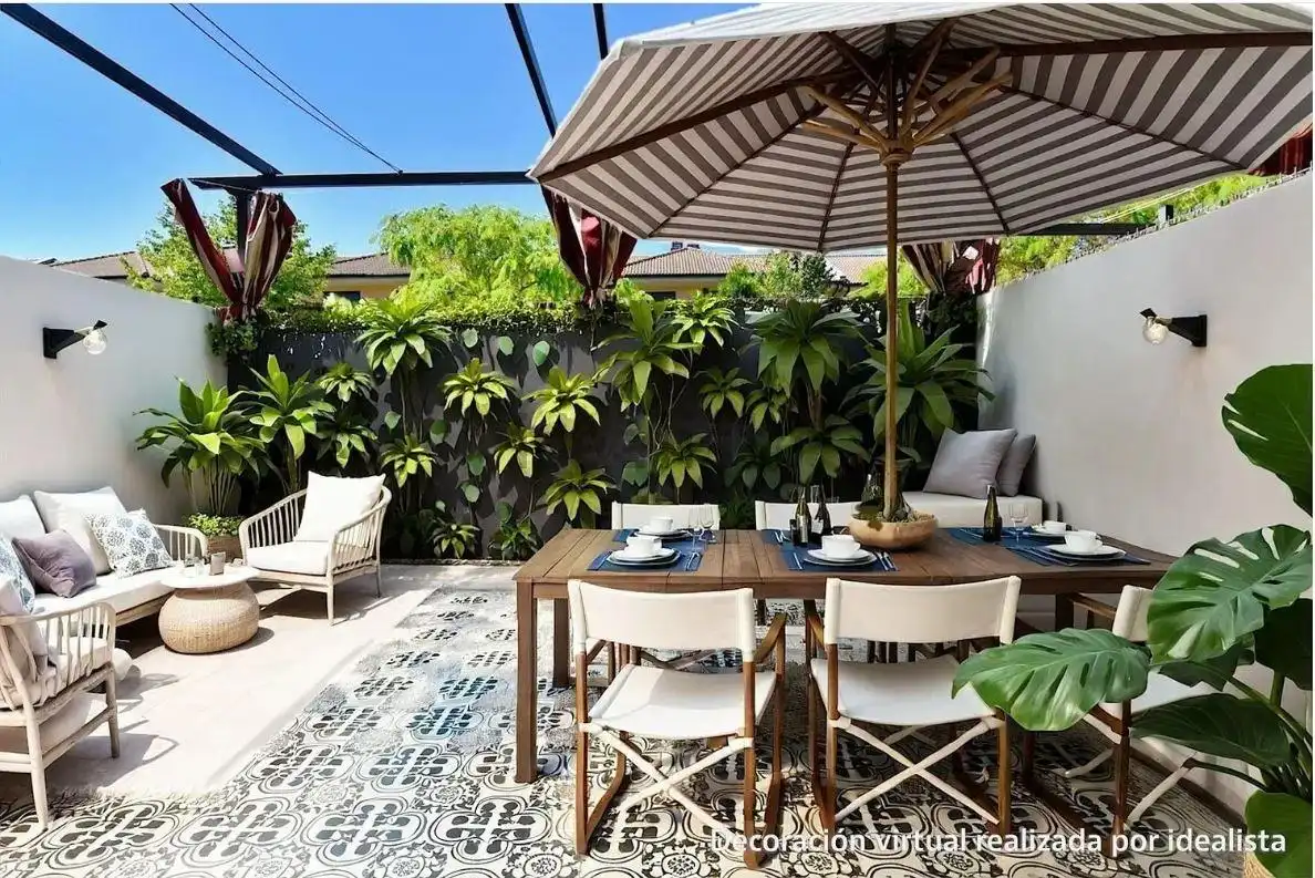 Terraza de Planta baja en venta en Torrejón de Ardoz con Aire acondicionado, Calefacción y Jardín privado