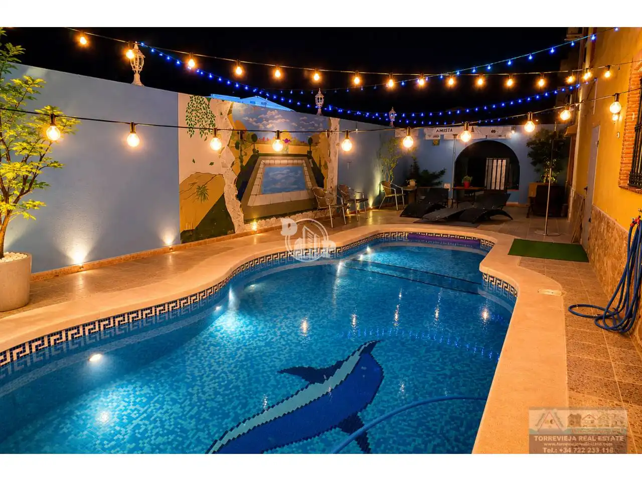 Chalet con piscina en venta en Calle Ancha