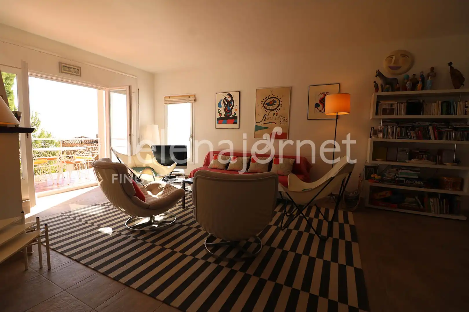Sala de estar de Casa o chalet en venta en Llagostera con Calefacción, Terraza y Piscina
