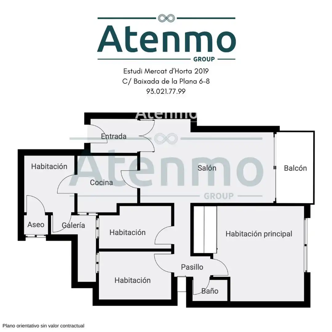 Wohnung zum Verkauf in Barcelona mit Terrasse und Balkon