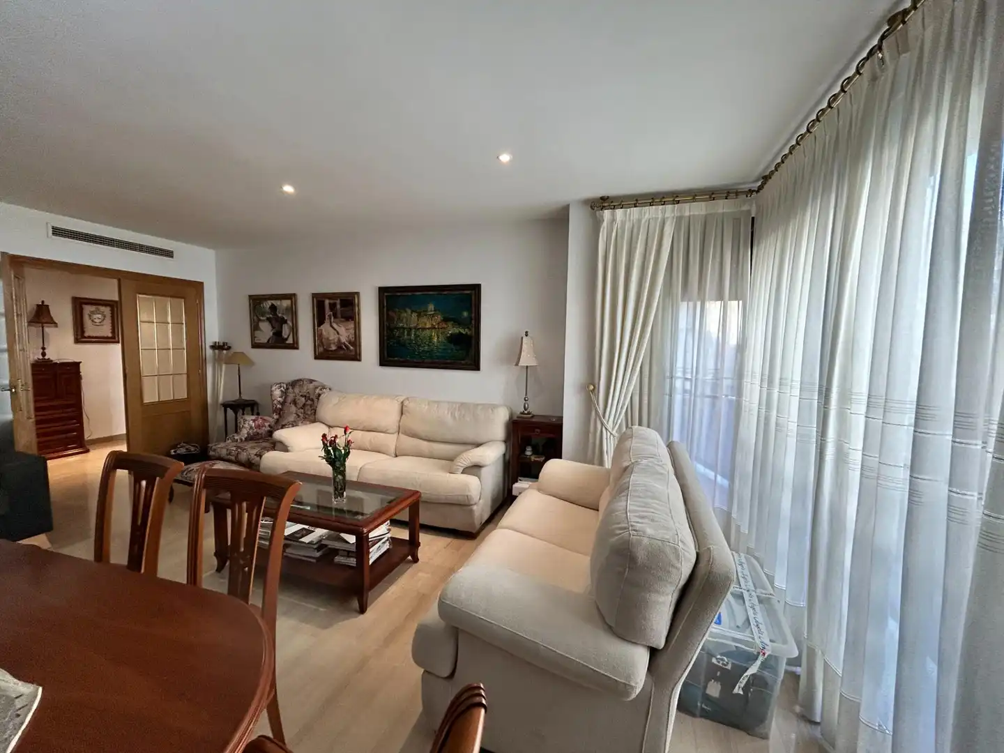 Living room of Flat for sale in Gandia  with Air Conditioner, Heating and Terrace