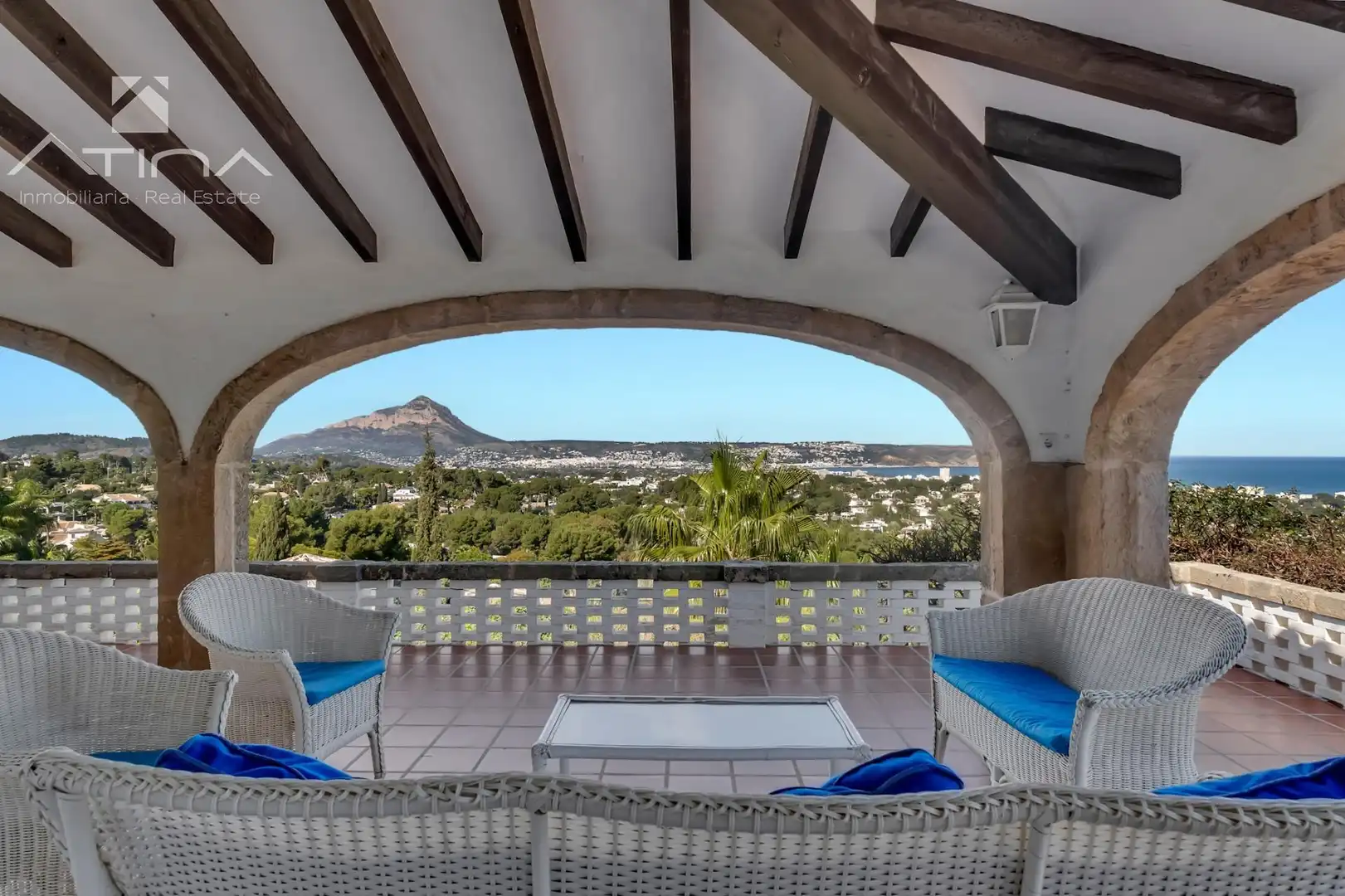 Terraza de Casa o chalet en venta en Jávea / Xàbia con Jardín privado, Terraza y Piscina