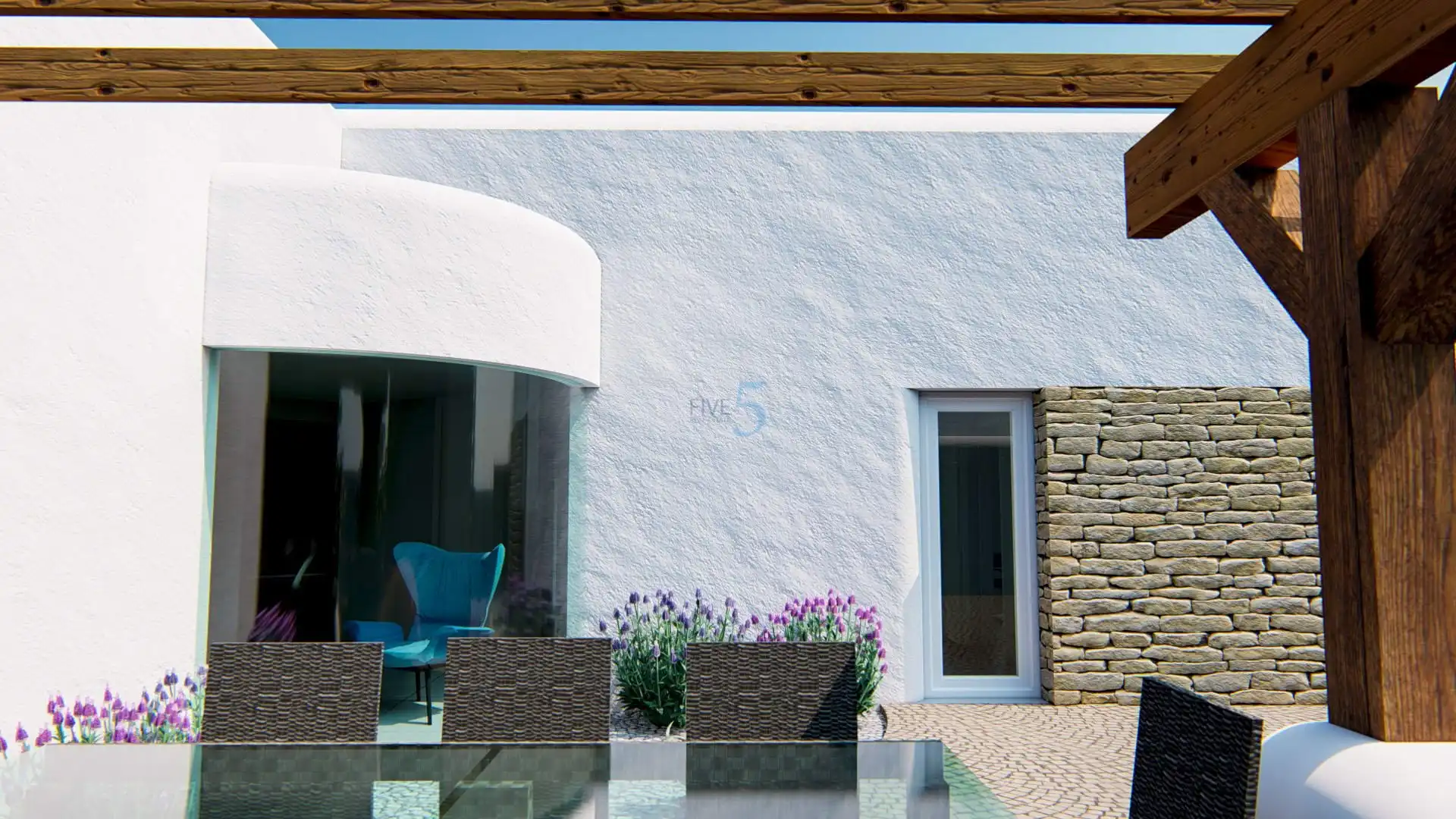 Terraza de Casa o chalet en venta en Pueblo - Urbanizaciones
