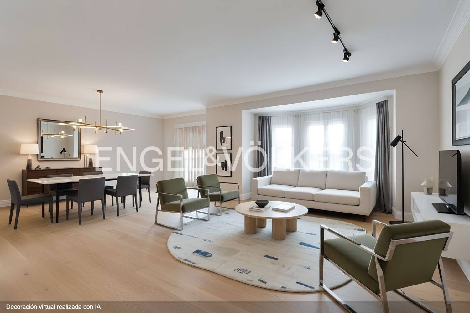 Living room of Apartment for sale in  Valencia Capital  with Air Conditioner, Heating and Furnished