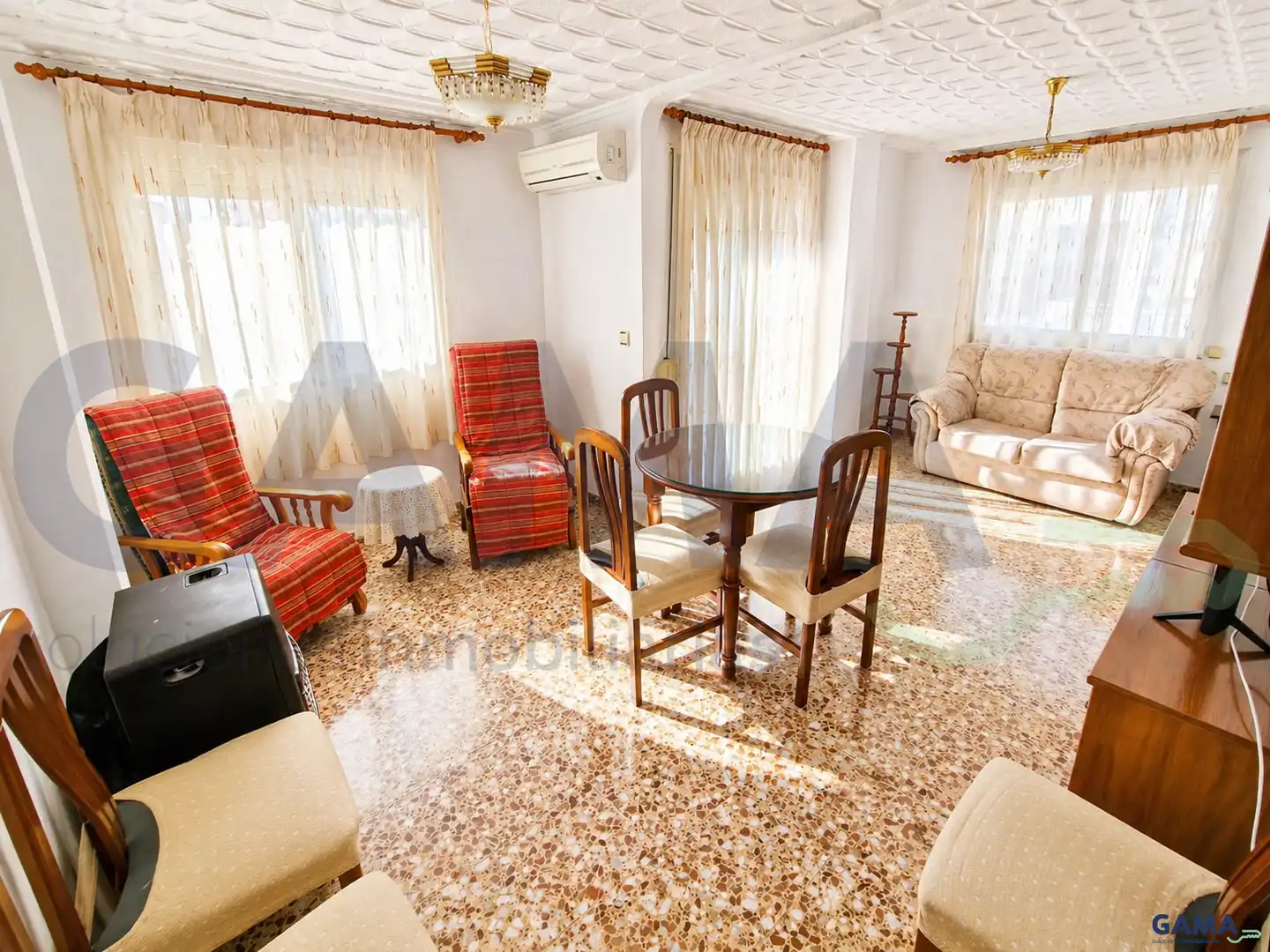 Sala d'estar de Pis en venda en Algemesí amb Aire condicionat