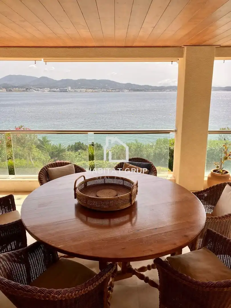 Balcony of Flat for rent in Sant Antoni de Portmany  with Air Conditioner, Heating and Terrace
