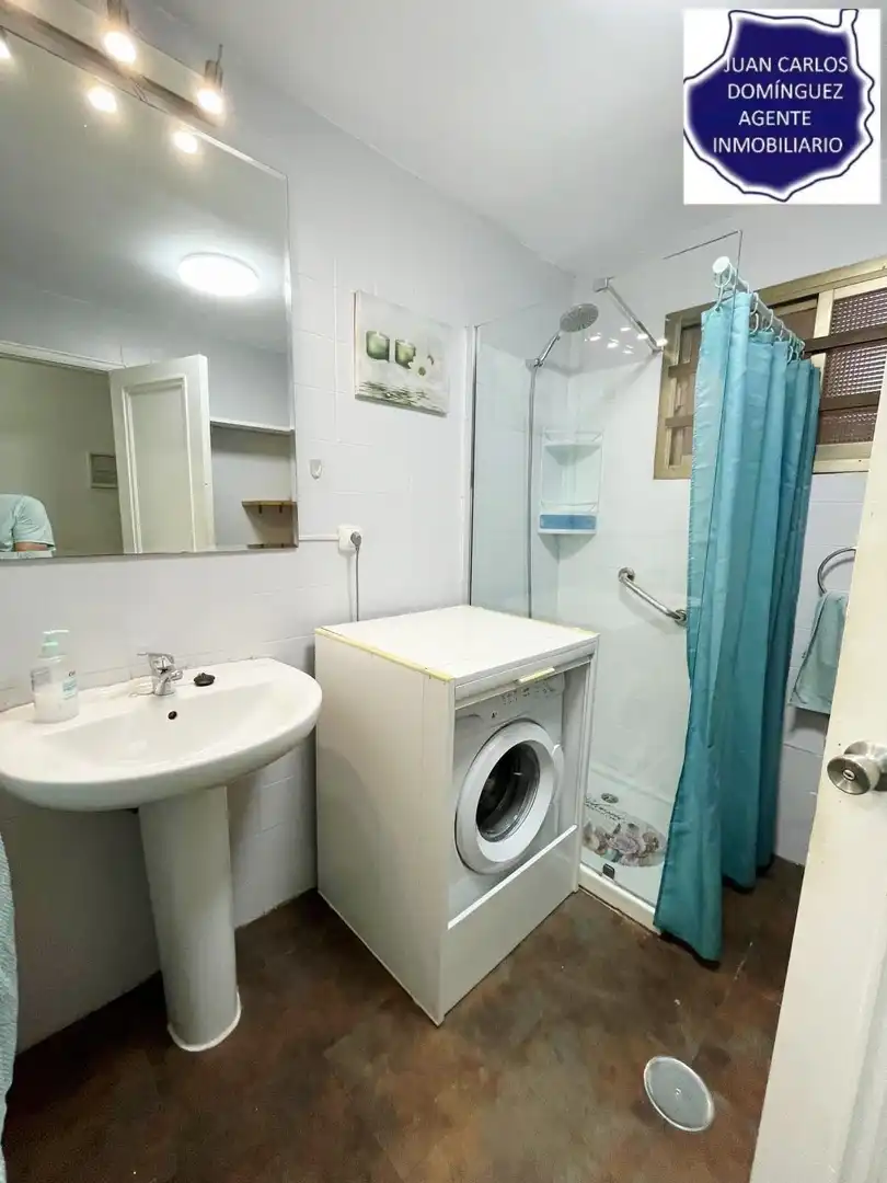 Baño de Apartamento de alquiler en San Bartolomé de Tirajana con Terraza, Amueblado y Piscina comunitaria