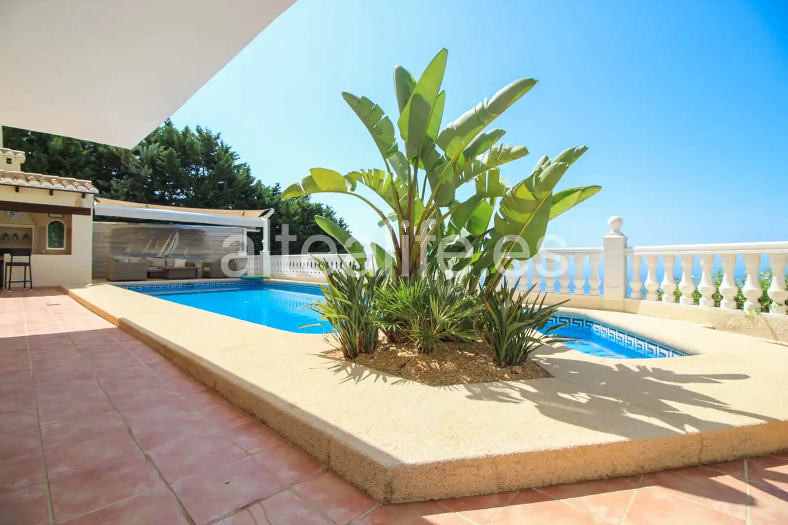 Swimming pool of Houses for sale in Altea  with Air Conditioner, Heating and Private garden