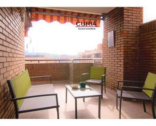Exterior view of Attic for sale in  Lleida Capital  with Air Conditioner, Terrace and Balcony
