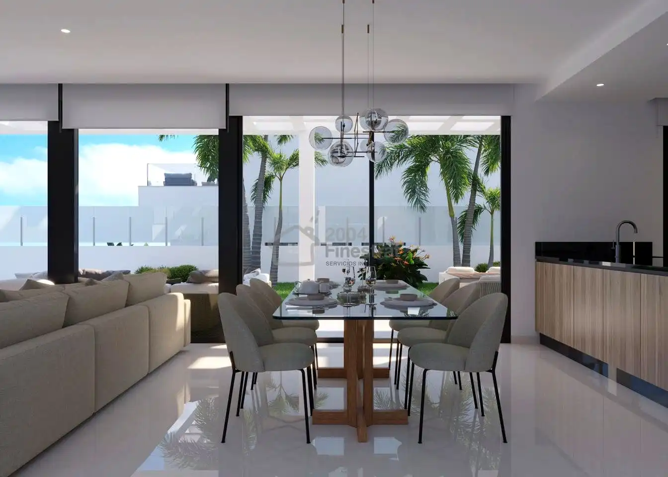 Dining room of Houses for sale in Golf Bahía