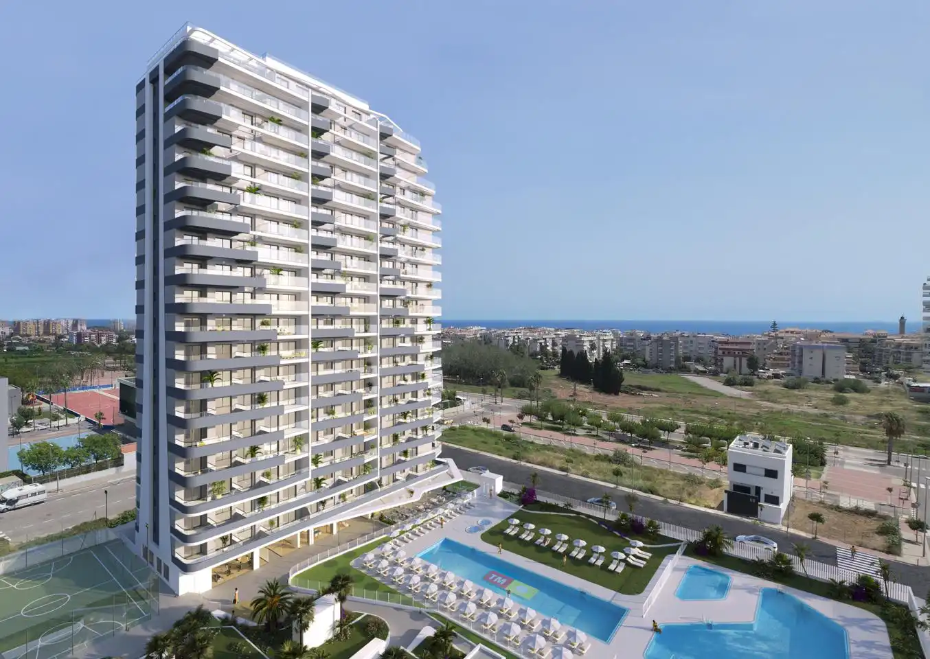 Vista exterior de Piso en venta en Canet d'En Berenguer con Aire acondicionado, Terraza y Amueblado