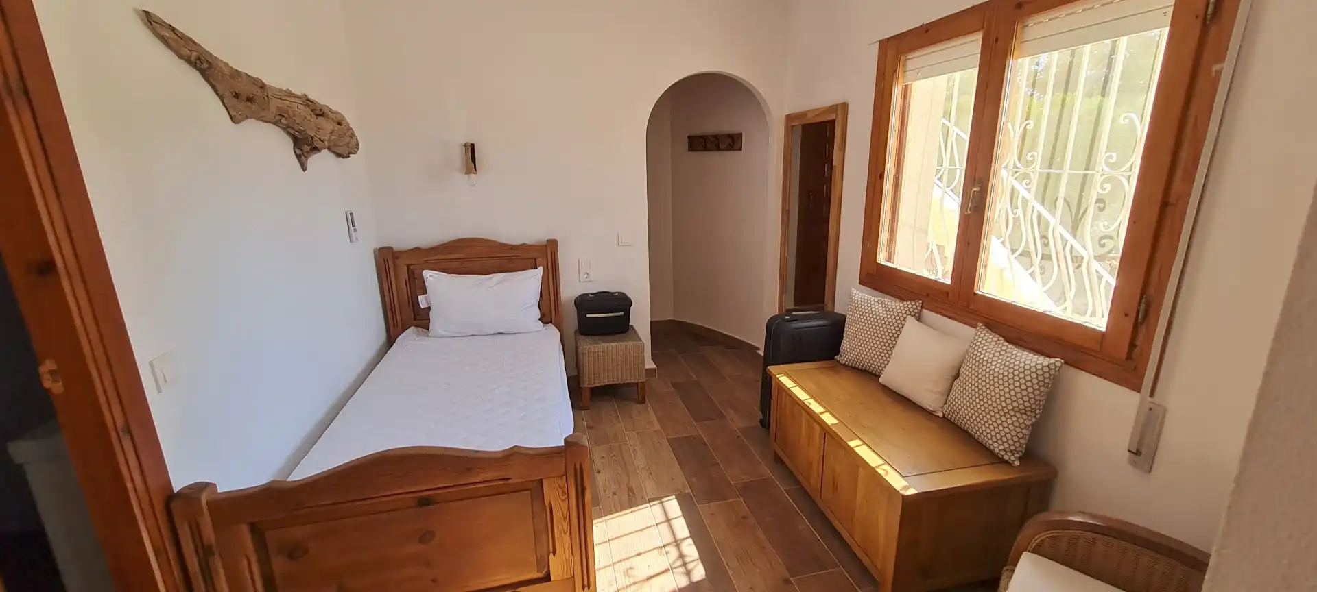 Schlafzimmer von Haus oder Chalet zum Verkauf in Calpe / Calp mit Klimaanlage, Privatgarten und Abstellraum