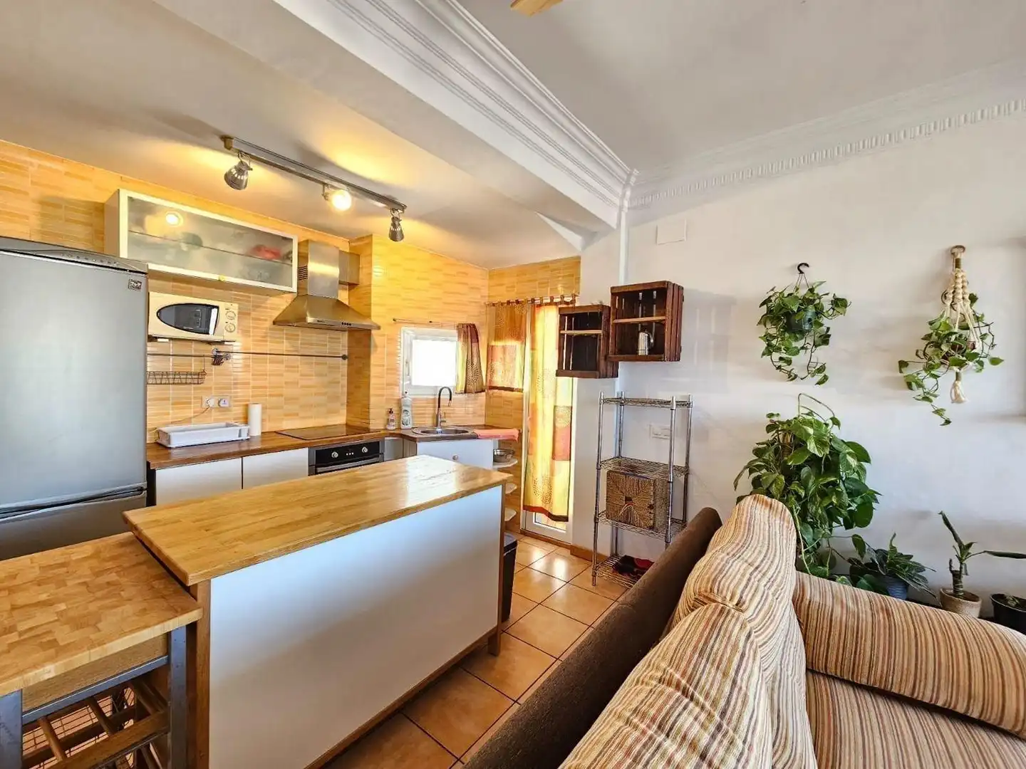 Cocina de Piso de alquiler en Mislata con Aire acondicionado, Terraza y Amueblado