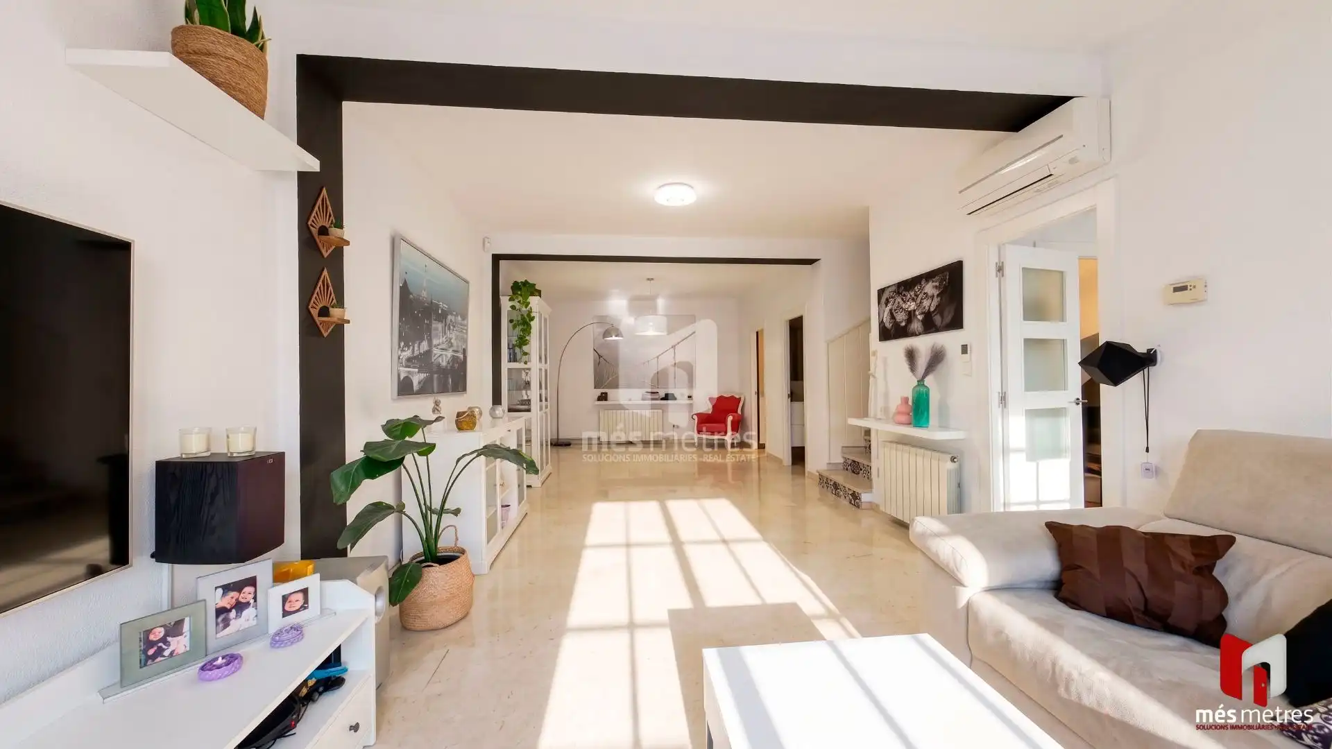 Living room of Flat for sale in Montgat  with Air Conditioner, Heating and Private garden