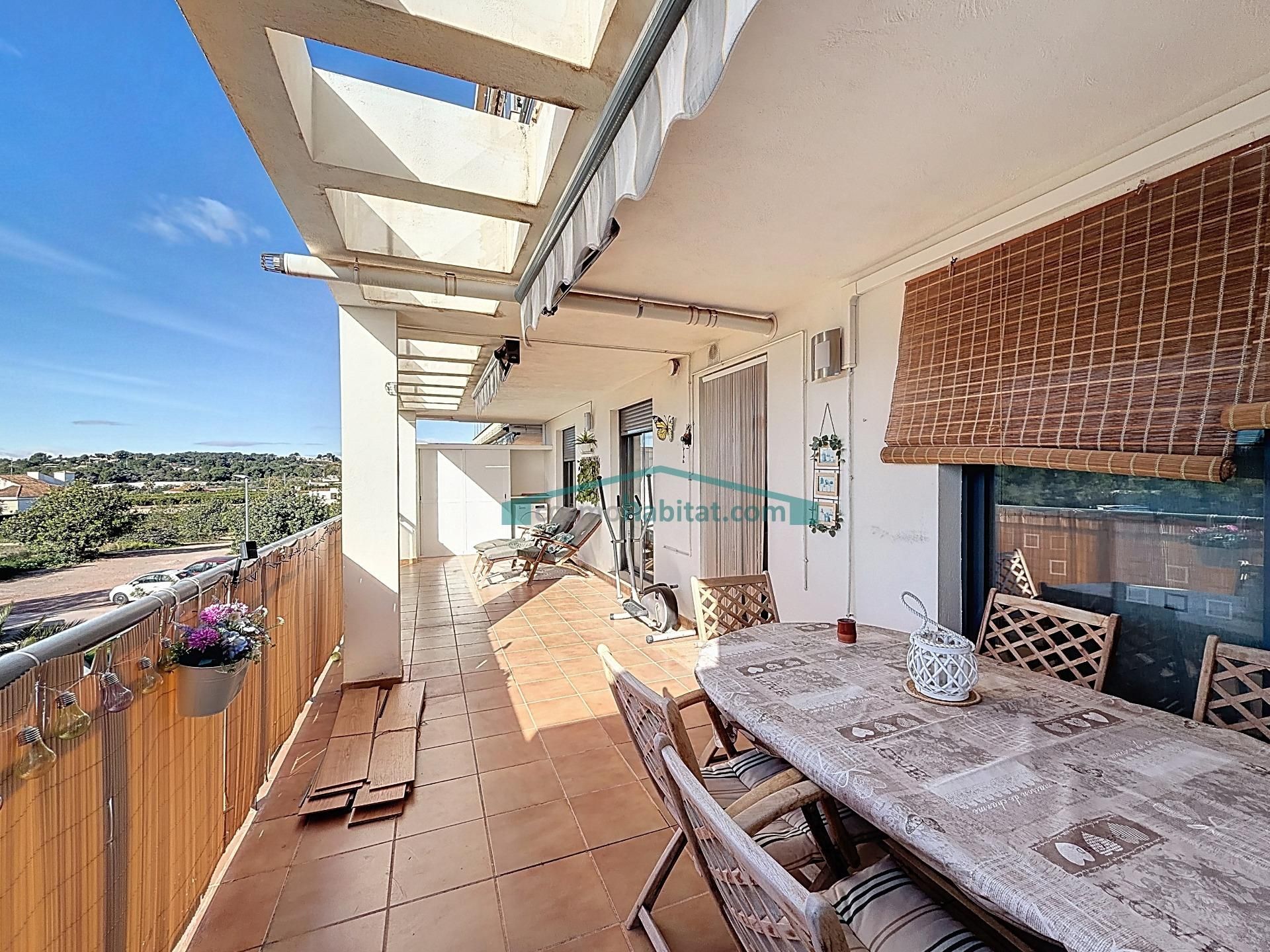 Terrasse von Wohnung zum Verkauf in Náquera mit Privatgarten, Terrasse und Abstellraum