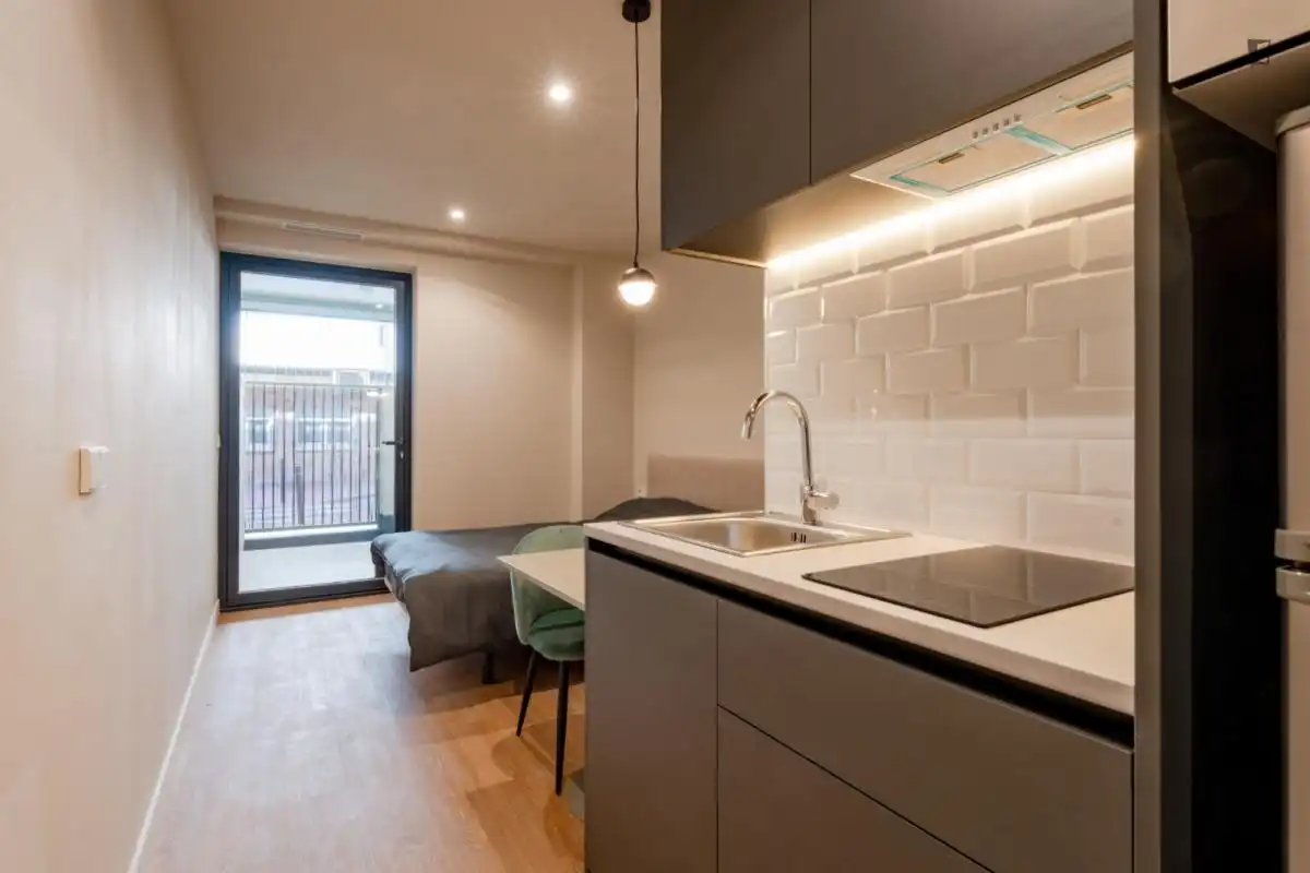 Kitchen of Study for rent in Getafe  with Air Conditioner, Heating and Furnished