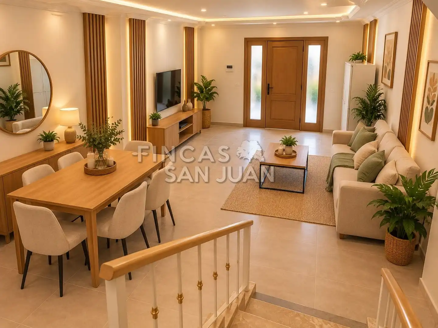 Sala de estar de Casa o chalet en venta en Sant Joan d'Alacant con Terraza