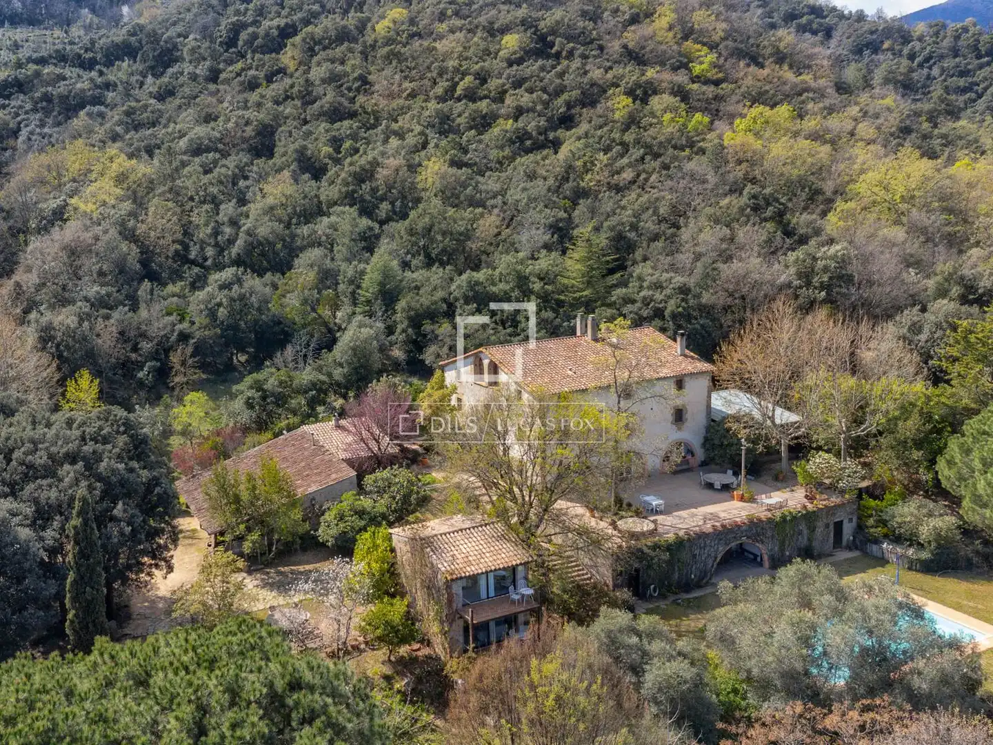 Exterior view of Country homes for sale in Anglès  with Air Conditioner, Private garden and Terrace